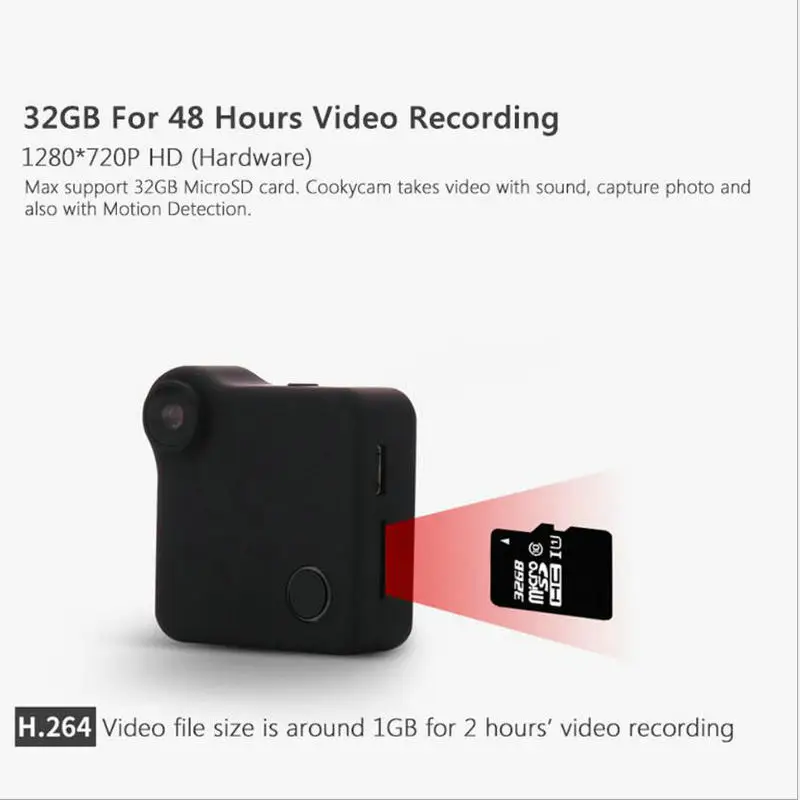 C1 Cookycam Wi-Fi мини-камера Магнитная видеокамера датчик движения P2P IP веб-камера DV DVR HD