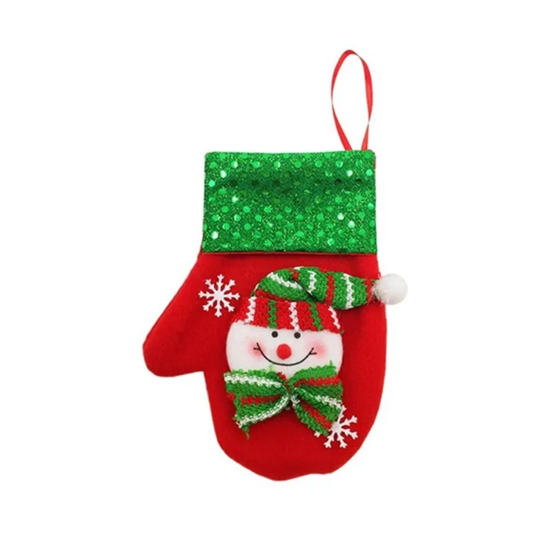 snowman Рождественский набор ножей, вилок, столовых приборов, юбка, штаны, носки, Navidad Natal, рождественские украшения для дома, Рождество, год - Цвет: snowman