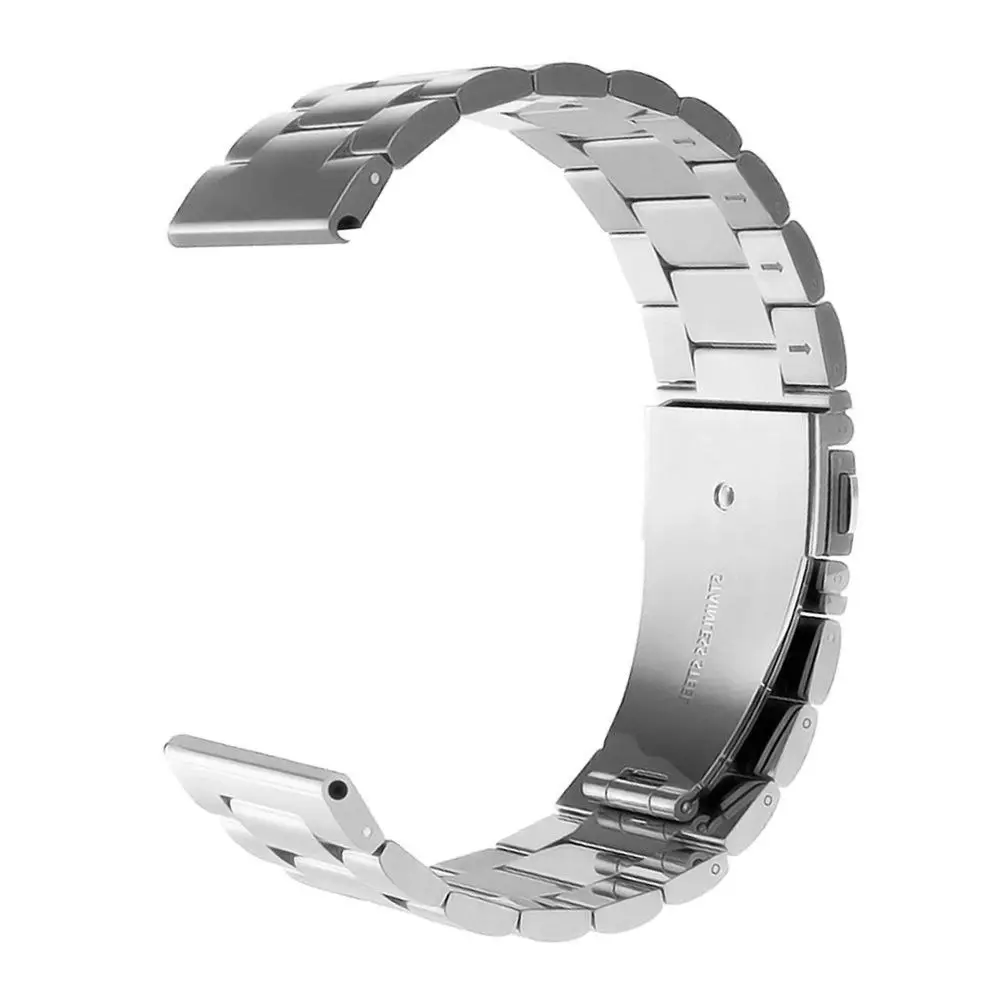 Silver Для Garmin Vivoactive 3 Band 20 мм быстросъемный металлический ремешок из нержавеющей стали для Garmin Vivomove HR Forerunner 645 - Цвет ремешка: Silver