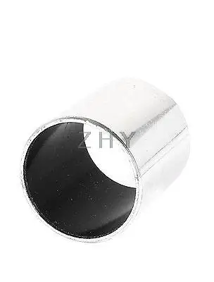 Серебряный тон самосмазывающийся металлический простой втулка подшипника 45 мм x