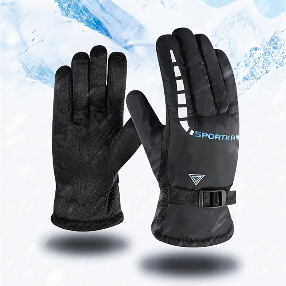 

Ski Gloves Touchscreen Gloves Thick Snowboard Ski Polyester Gloves Ski Gloves Fashion Camping Hiking Apparel Accessories