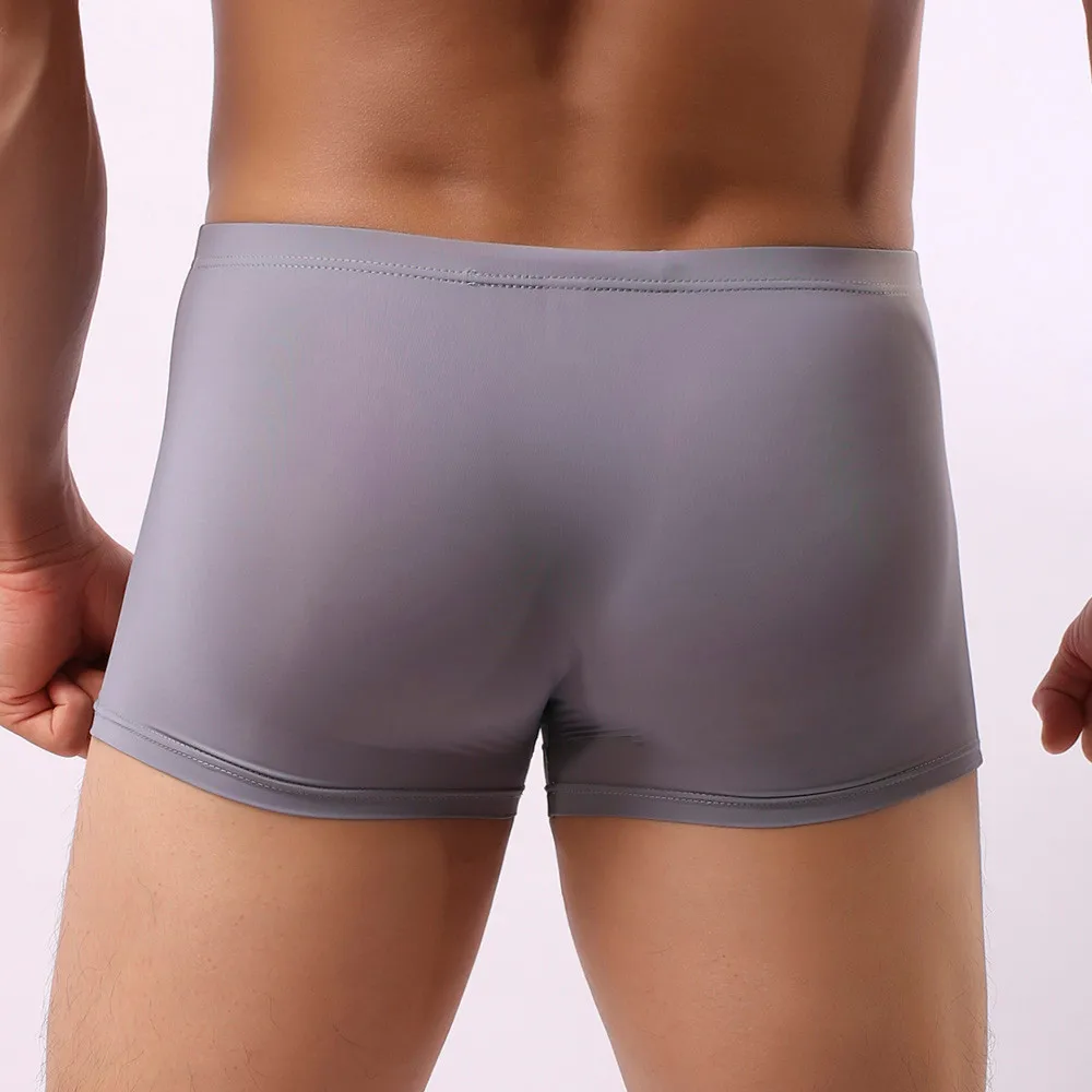 Трусы-боксеры мужские в виде слона однотонные нижнее белье-шорты пикантное белье