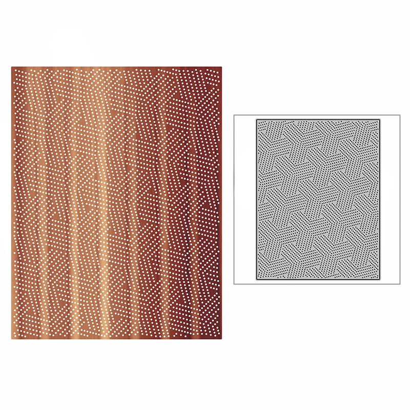 

Новый пятнистый тканый шаблон фоновая пластина ремесло тиснение пресс-форма 2021 металлические пресс-формы для «сделай сам» Скрапбукинг аль...