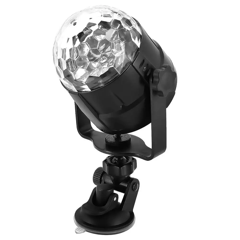 

Rotating Disco Lights with Remote Control USB Christmas Decor Holiday Lighting Party Sound Activated Bulb LED Disco Ball