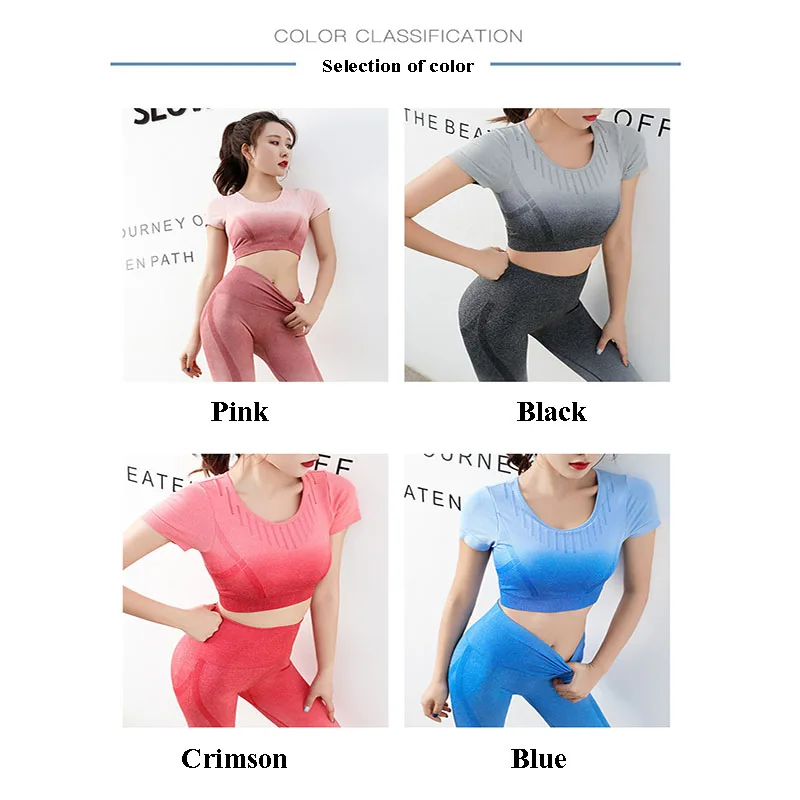 NUONEKO Women Summer Yoga Set Two Pieces Workout Clothes Sports Bra Leggings Fitness Running Tight Set Woman Yoga Outfits NT027