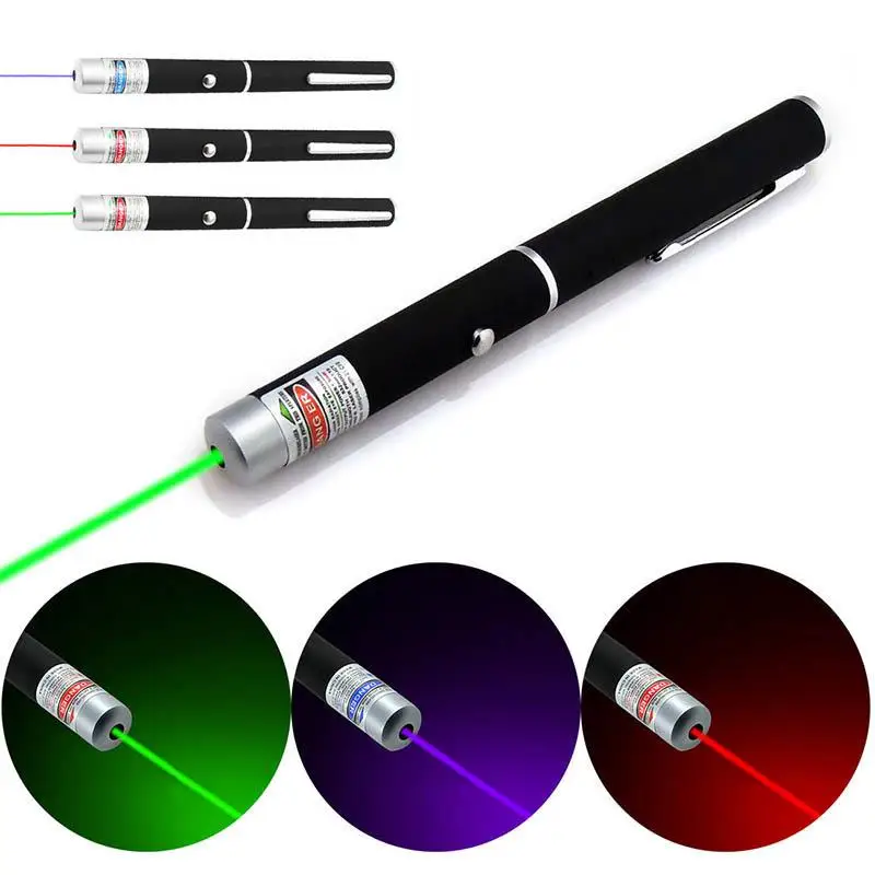 

1pc Lazer Pointer Pen 5MW High Power 650Nm 532Nm 405Nm Red Blue Green Lazer Sight Light Pen Powerful Laser Meter Tactical Pen