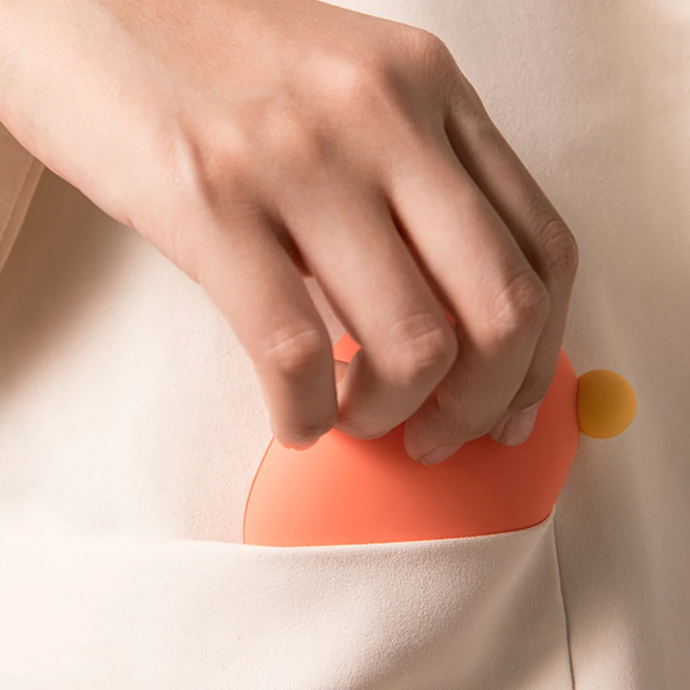 

J&J Silicone Hand Warmer Replaceable Inner Core Safe Heater Silicone Hand Heating Pad Egg Pocket Mini Self-heating Body Warmer