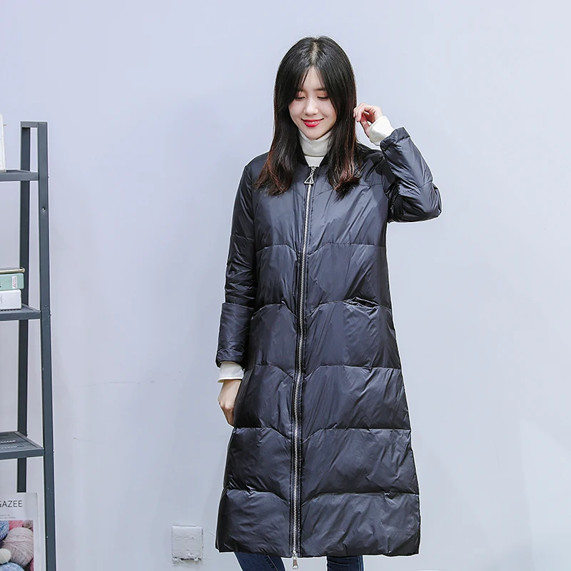 Пуховик женский зимний на белом утином пуху 2019 | Женская одежда