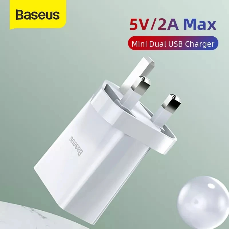Baseus Mini UK USB зарядное устройство Quick Charge для iPhone 11 Max портативный мобильный телефон