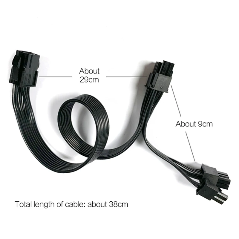 Computer Power Supply PCIE port Extension Cable VGA GPU Video Graphics Card 6PIN To Dual 8PIN or 6Pin Splitter | Компьютеры и офис