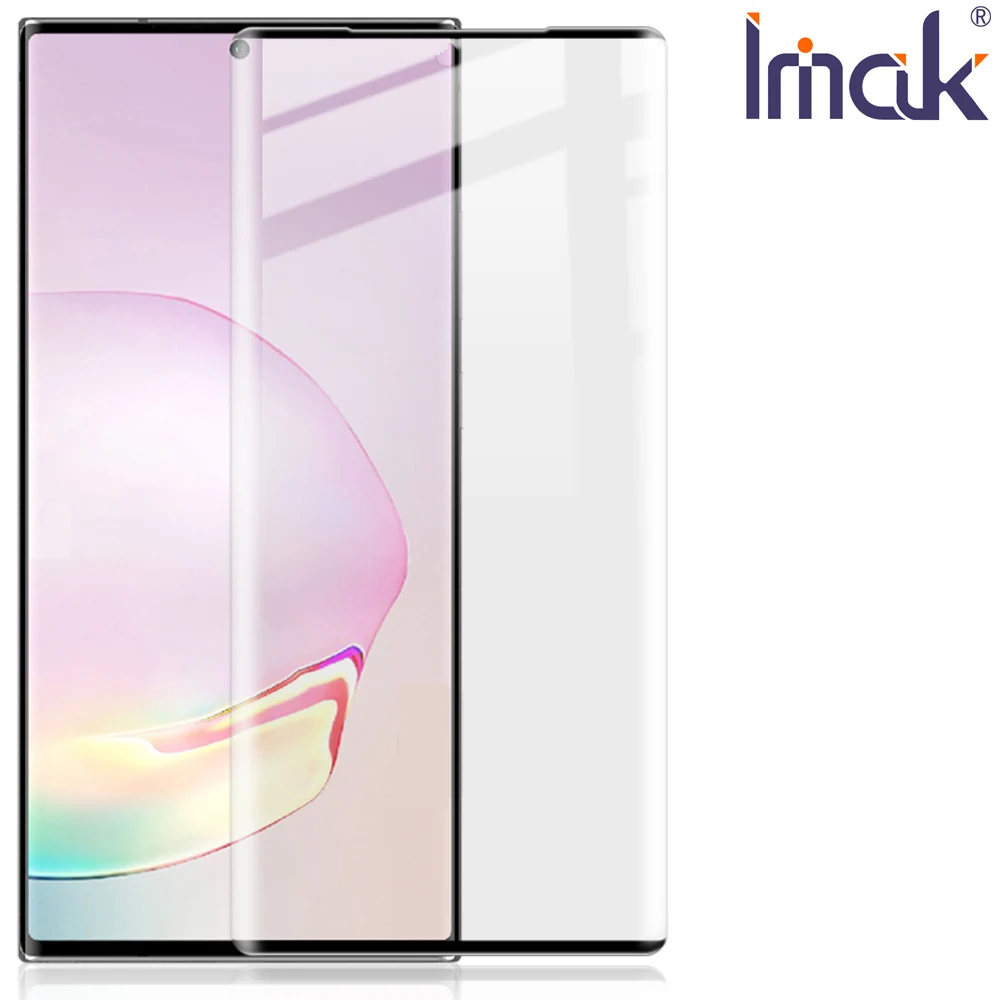 Изогнутое закаленное стекло imak 3D для Samsung Galaxy Note 20 Ultra полноэкранный клей с