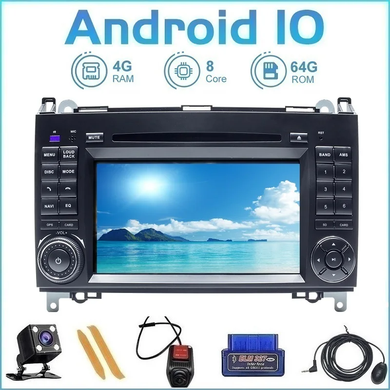 ZLTOOPAI Android 10 для Benz Sprinter Viano Vito B class B200 B180 GPS навигация автомобильный мультимедийный