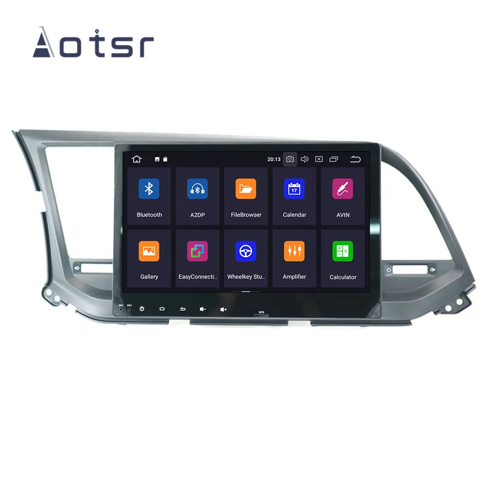 

Car DVD Player Android 9.1 IPS GPS Navigation For Hyundai Elantra 2016 2017 2018 Head Unit Multimedia Player Tape Recorder