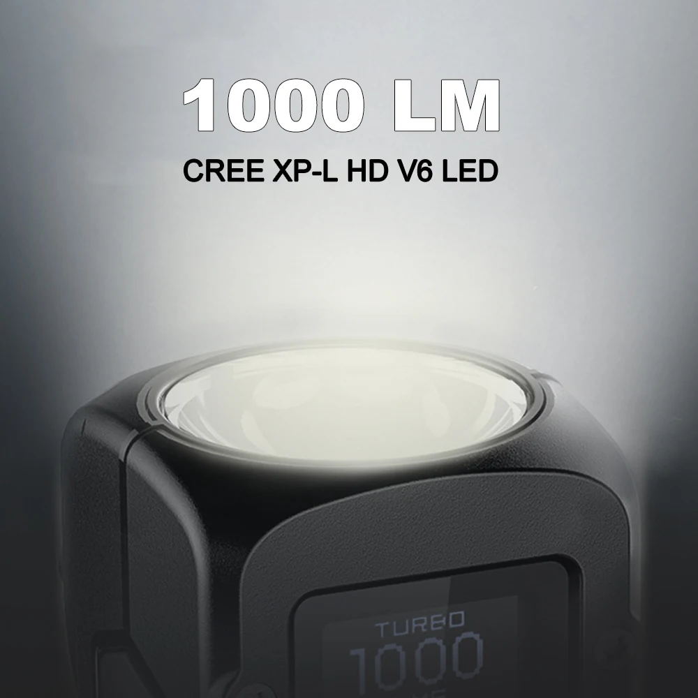 2020 KINGSHAN освещение перезаряжаемый фонарик CREE XP L HD V6 max 1000 LM Луч расстояние 180 м