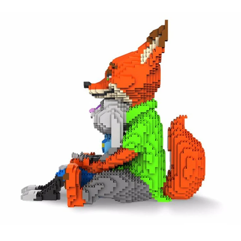 

Balody Diamond Blocks cute Rabbit Fox Model Plastic Building Toy Stitch Auction Figures Brinquedos for Children Gifts