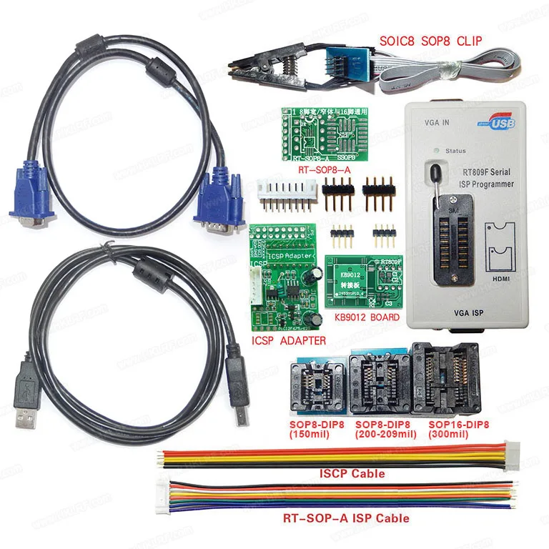 

RT809F IC Programmer Multi-function Serial Flash Programmer