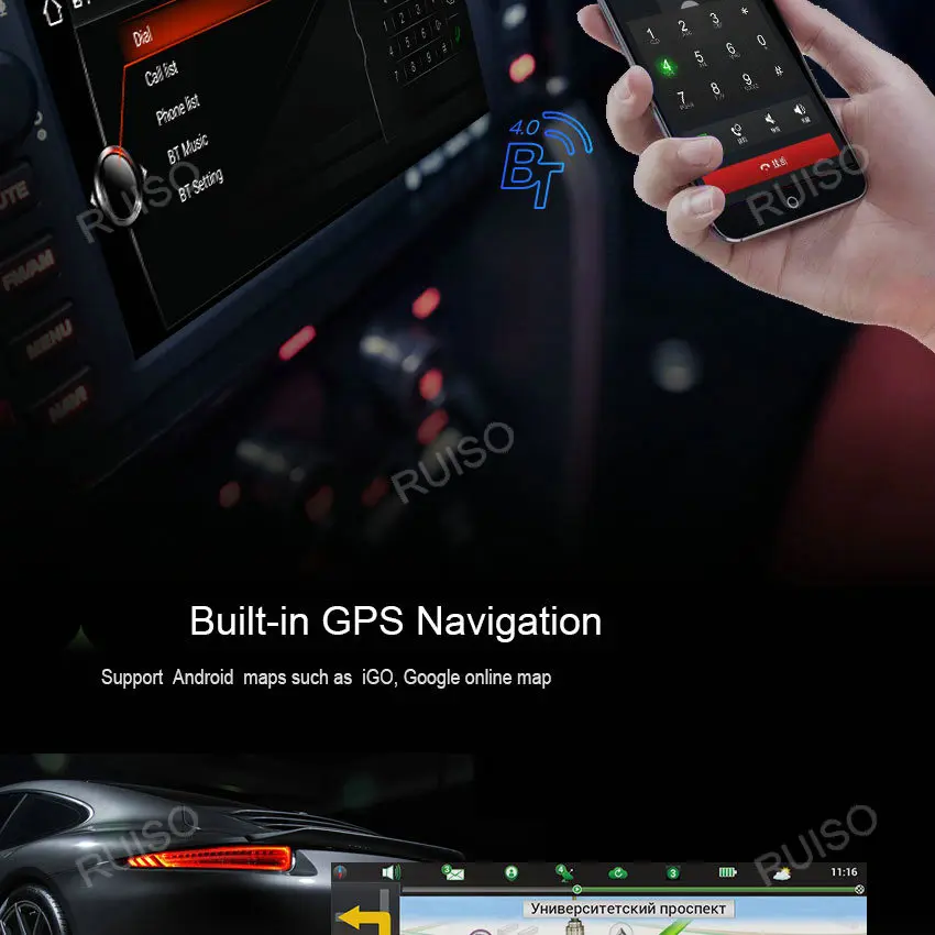 Ruiso 4 Гб ОЗУ+ 32 Гб ПЗУ для Benz GLK Class X204(2008~) Android 9,0 автомобильный dvd-плеер gps аудио авто стерео Мультимедиа