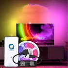 USB WS2812B WS2812 ИС Пиксельная rgb светодиодная полоса освещения BT приложение для телефона музыка ARGB индивидуально Адресуемая умная Bluetooth Подсветка 1-4 м