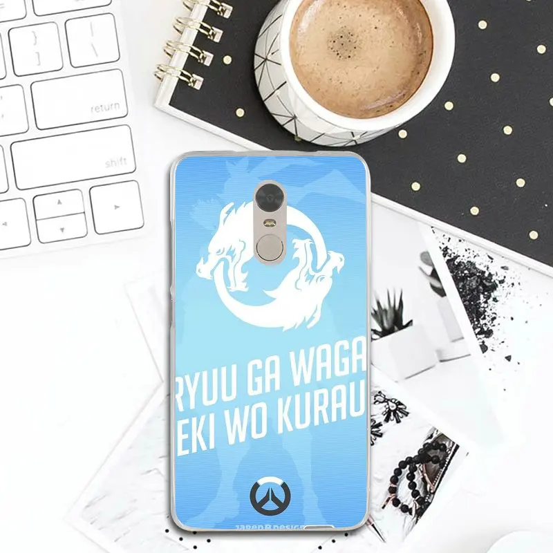 Games Overwatchs OW Logo Soft Silicone TPU Phone Cases Cover for Xiaomi Redmi Note 3 3S 4 4A 4X 5 5A 6A 7 Y3 Go Pro Plus |