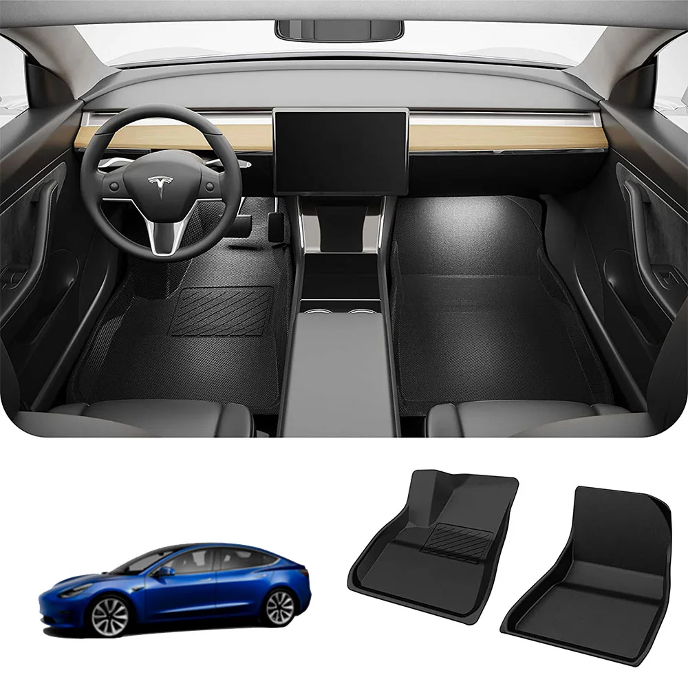 Напольный коврик для Tesla Model 3 Y 2021 2022 подходит любых погодных условий