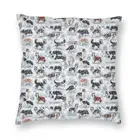 Наволочка для диванной подушки, 45x45 см, чехол для подушки с изображением животных