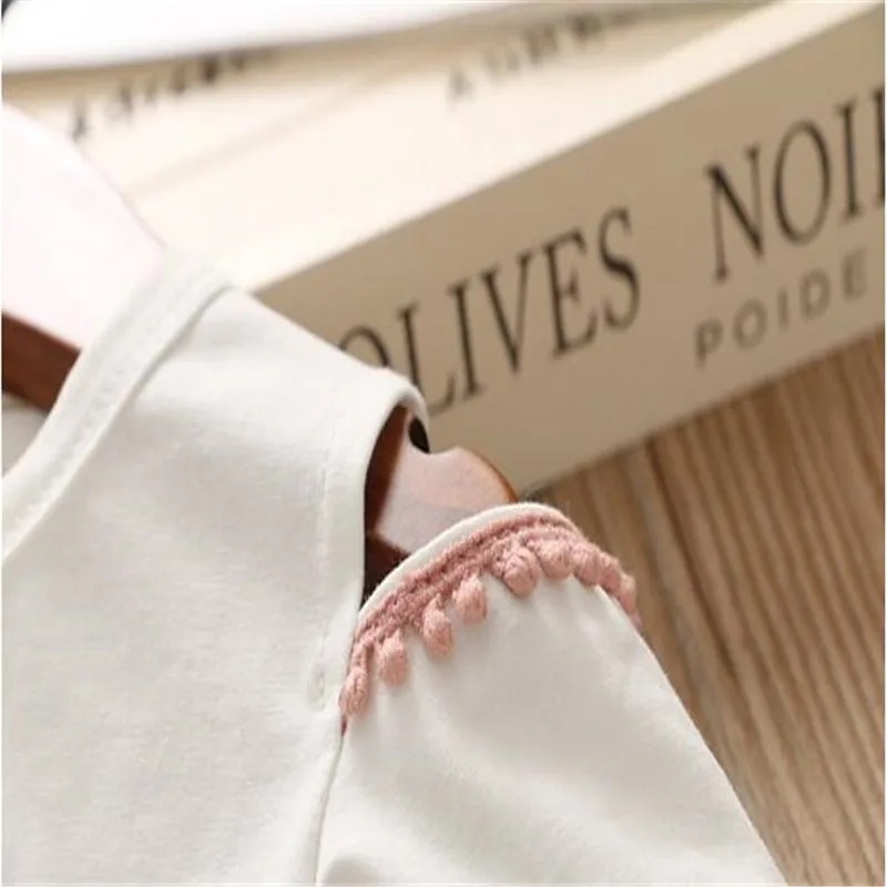 2 шт. Детская футболка с принтом кролика и платье пачка|Комплекты одежды для