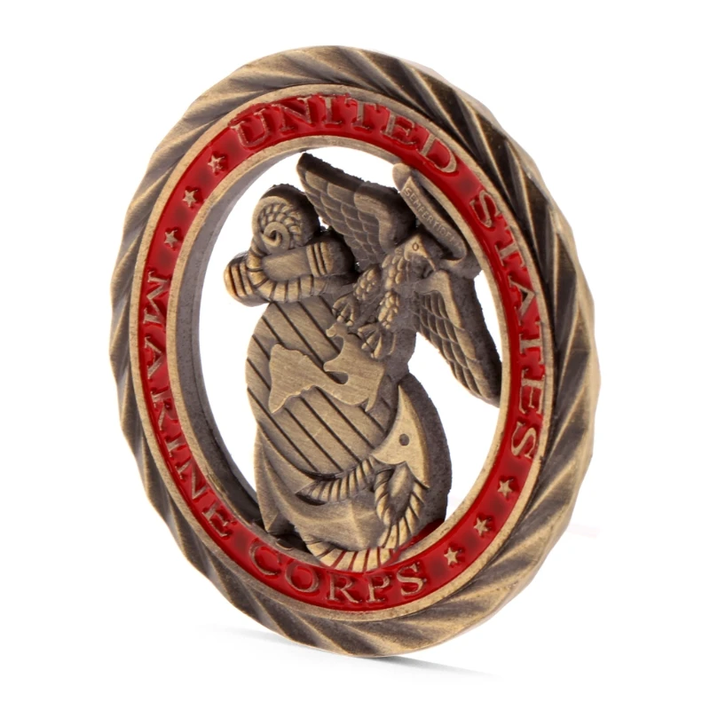 Американский США Marines памятная монета Медь коллекция из цинкового сплава, цинковый сплав