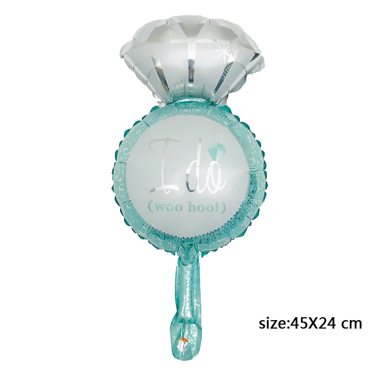 1 шт. мини АЛМАЗНОЕ КОЛЬЦО фольгированные шары День Святого Валентина Свадебный