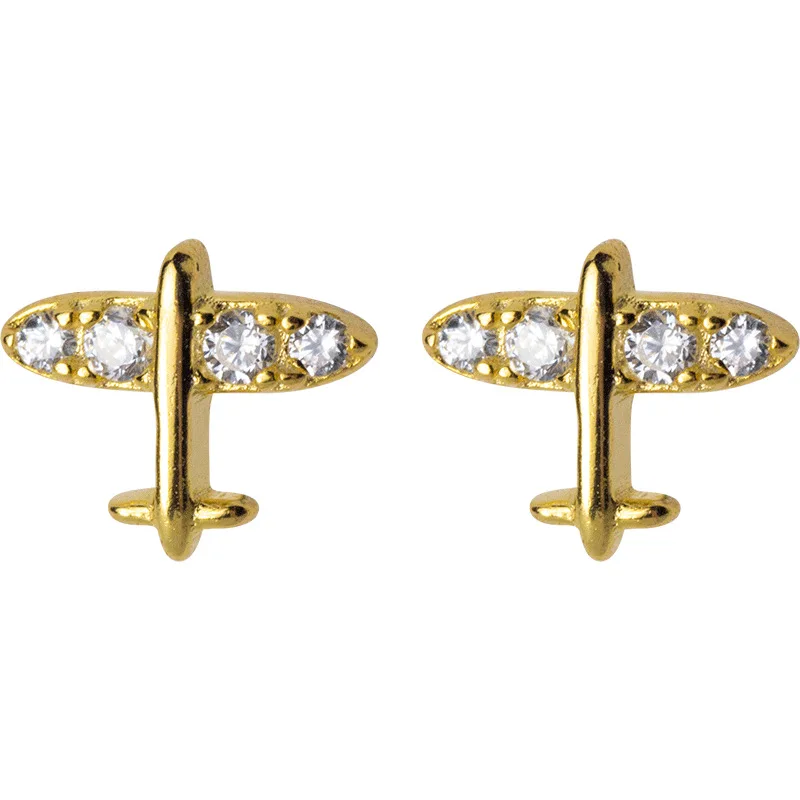 Женские и детские серьги пусеты Trustdavis подарочные из 100% серебра 925 пробы с