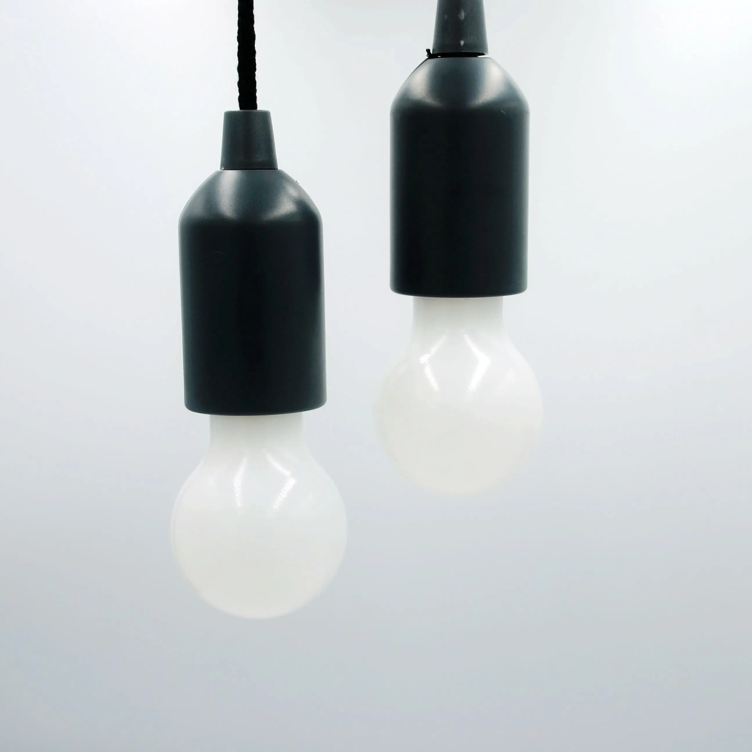 Портативный светодиодный светильник (2 шт.) AAA с питанием от батареи (серый)|Лампы