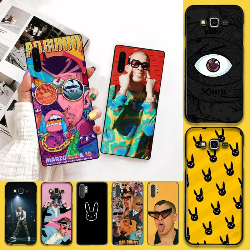 NBDRUICAI Bad Bunny X100pre черный ТПУ мягкий чехол для телефона Samsung Note 7 8 9 10 pro Galaxy J7 J8 J6 Plus 2018