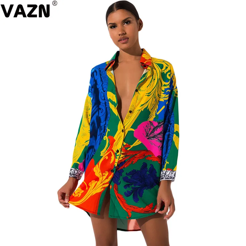 VAZN GKM18033 Новое поступление 2019 летние женские сексуальные пикантные цвета T