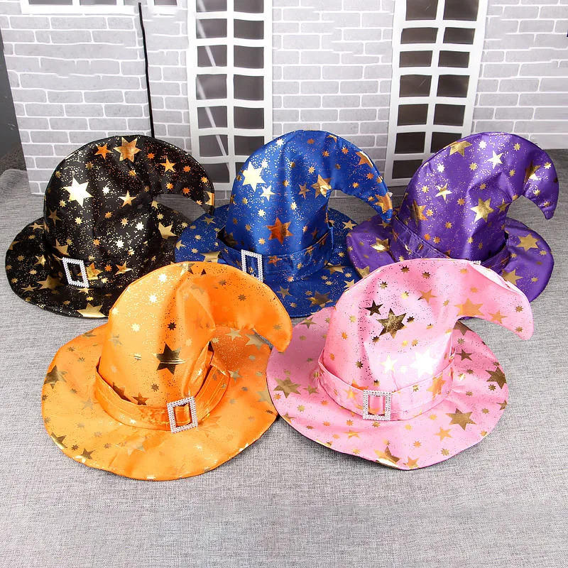 

Halloween Witch Hat Prom Party Hat Halloween Decoration Cosplayperformance Props Christmas Decoration Декор Для Дома Шляпа