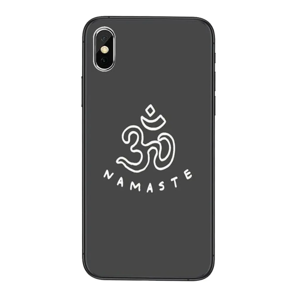 Amazon для Redmi Note 10 9 9S 9T 8 8T 7 6 5 5A 4 Pro Max 4G 5G Aum Om Yoga Black Cell Cover Art Back Soft | Мобильные телефоны и
