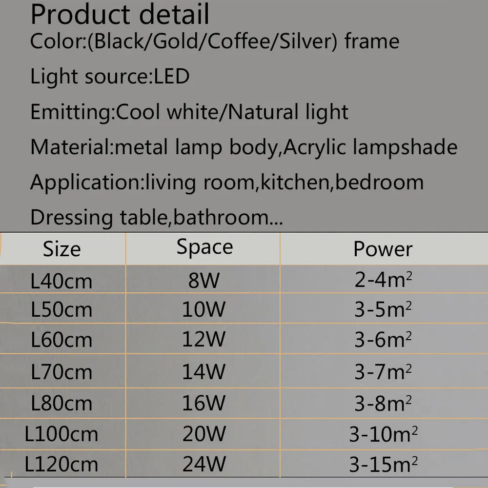 

LED Wall Lamp Bathroom Lamp Mirror Light 120cm 100cm 80cm 60cm Modern Sconce Wall Lamp Aluminum Alloy Indoor Wall Light Fixtures