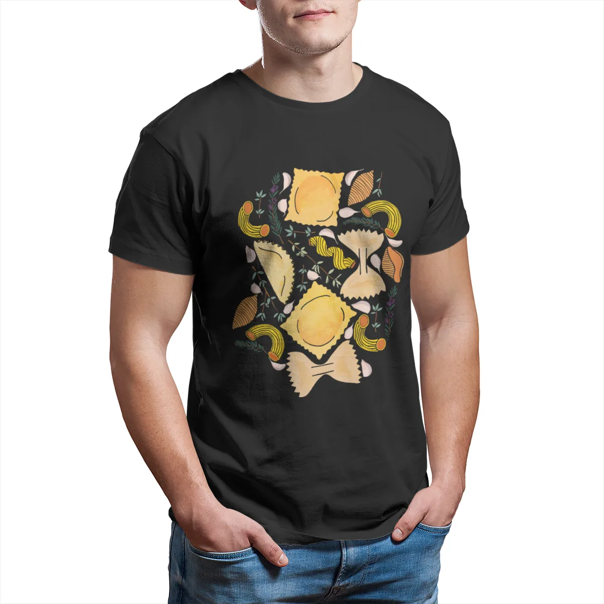 

All The Pasta bilities Oversized Men/Women Girl color style Tees 138104