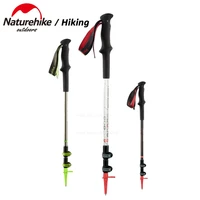naturehike trekking poles folding carbon fiber ultralight handle telescopic stick foldable hiking trekking walking sticks poles