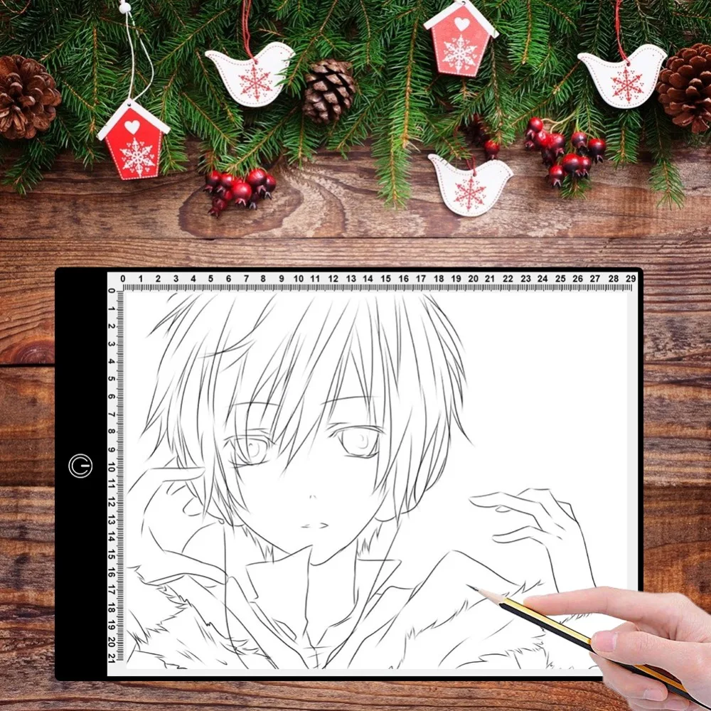 Цифровой планшет A3 A4 A5 GraphicTablet для рисования знак дисплей Панель светящийся трафарет Графический художник тонкая доска для рисования свет