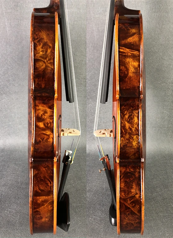 4/4 скрипка Birdseye скрипка! كمان 바린 린 ПКА ручной работы!! Бесплатный чехол и