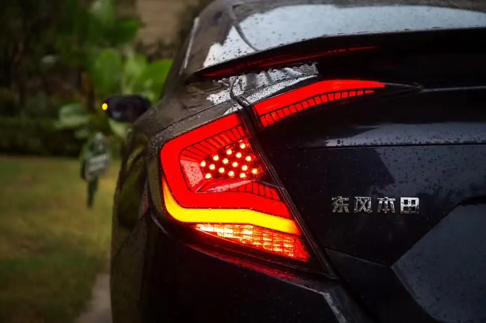 Для Honda Civic задний фонарь дизайн 1 Год Гарантии Заводская Прямая тормоза+ поворот+ сканирование для Civic задние фары