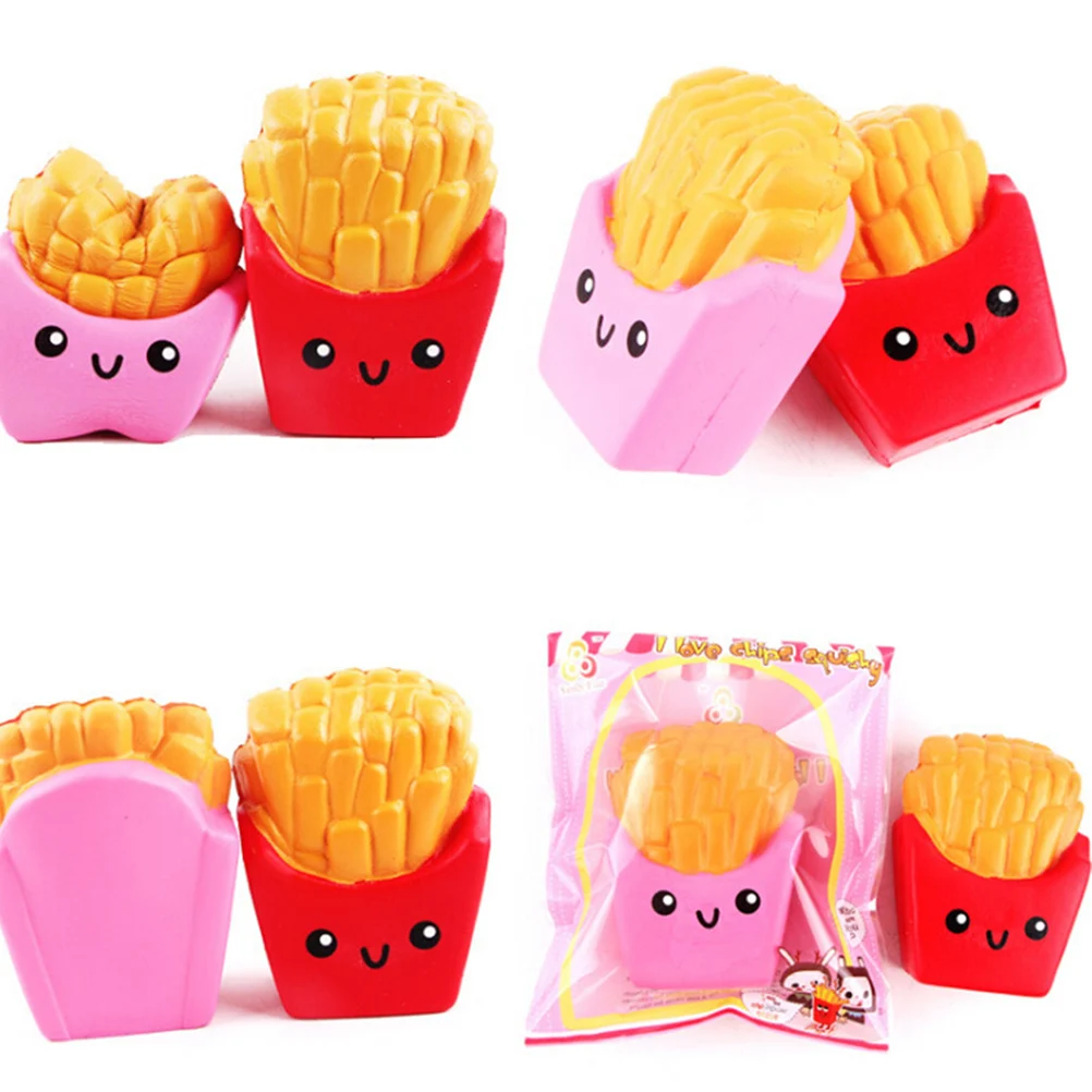 Фото Сжимаемые игрушки Hot Jumbo для снятия стресса картофеля фри | Игрушки и хобби