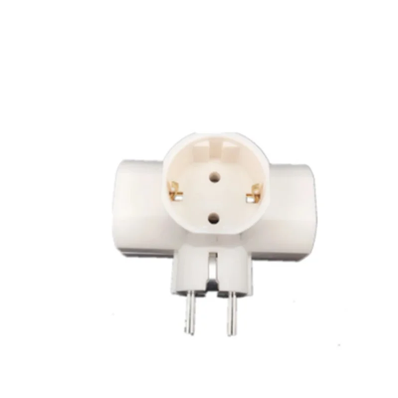 

European Type Conversion Plug 1 TO 3 Way EU Standard Power Adapter Socket 16A Travel Plugs AC 250V