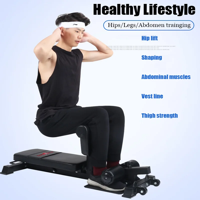 

Multifunction Sit Up Board Dumbbell Bench Stand Up Exercise Squat Training Machine Ab Chair Abdominal Trainer Home Gym Equipment