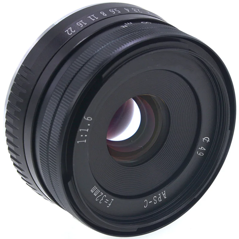 Ручной объектив для камеры Fujifilm Fuji X 32 мм F1.6 с креплением на экран
