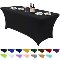 elastic bed cover high stretch spandex wedding hotel birthday table cover buffet cloth table set tablecloth decoration