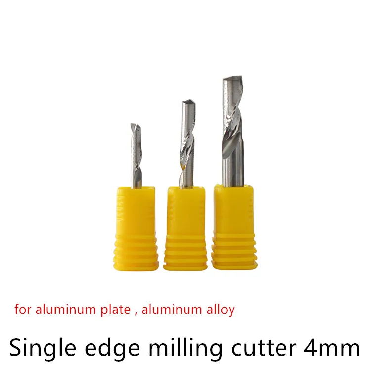 Фрезерный резец с одним краем 4 мм 2 А 3 полированный инструмент для компьютерной