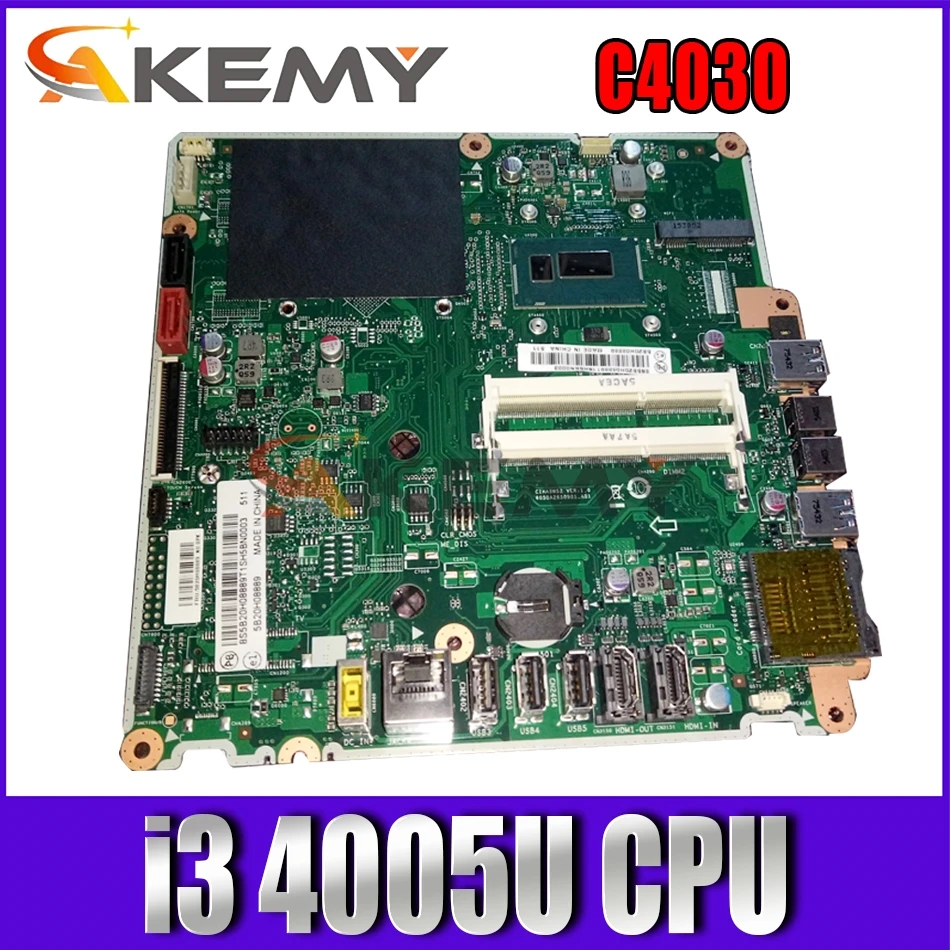 

6050A2650901.A01 относится к Lenovo C4030 S4030 C40-30 все-в-одном компьютере материнская плата Процессор i3 4005U DDR3 100% тесты работы