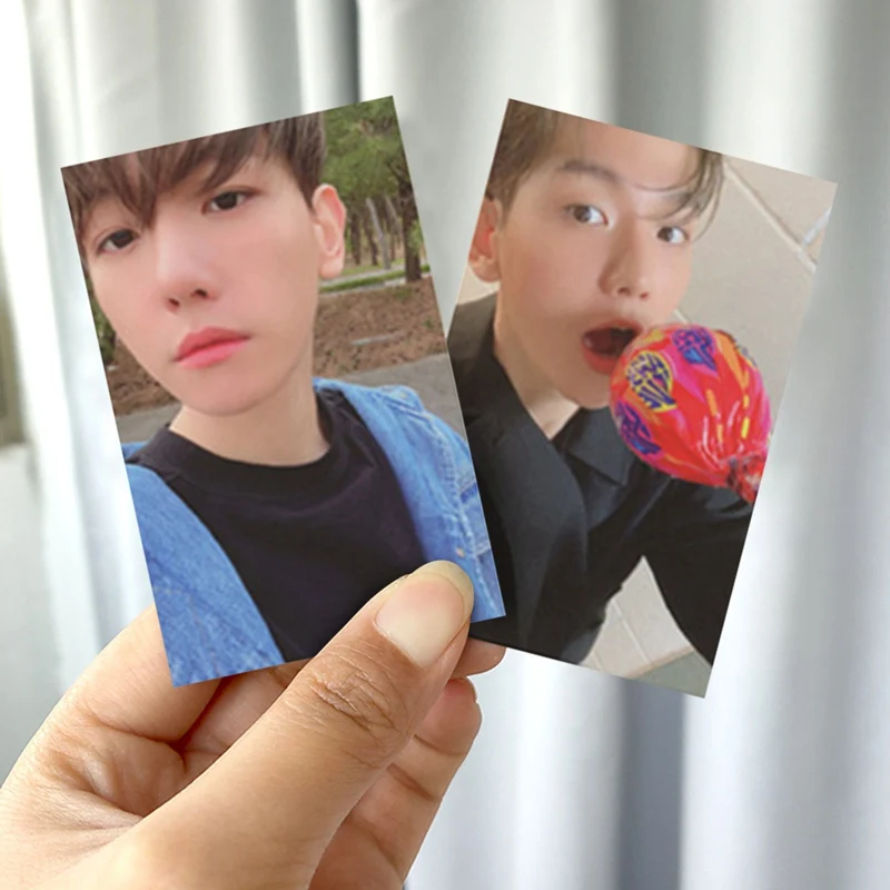 Альбом KPOP EXO BAEKHYUN SOLO City Lights LOMO Cards новая модная самодельная бумажная фотокарточка