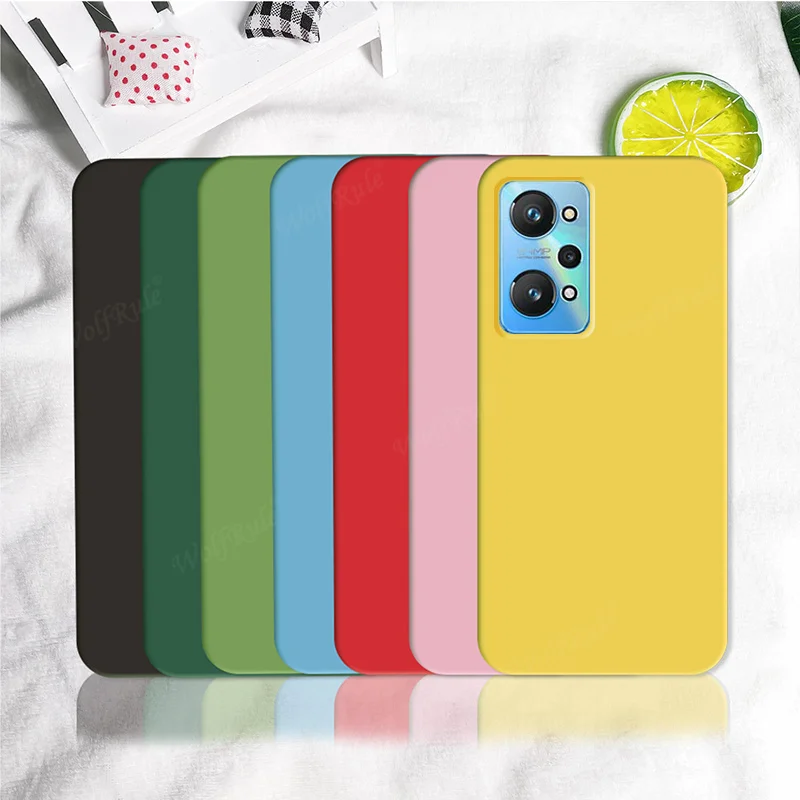 

For Cover Realme GT Neo 2 Case For OPPO Realme GT Neo 2 Capas Shockproof Bumper TPU Soft Candy Cover For Realme GT Neo 2 Fundas