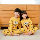 Хлопковая пижама в виде панды и тигра с мультяшным аниме, комплект одежды для Хэллоуина для мальчиков и девочек, детская пижама